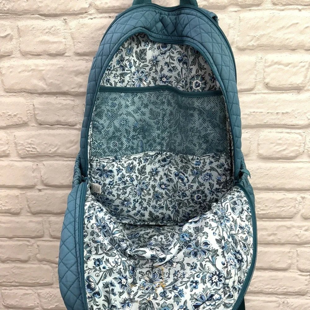 Vera Bradley Teal Quilted Backpack Taylor Swift Rainbow Embroidered‎